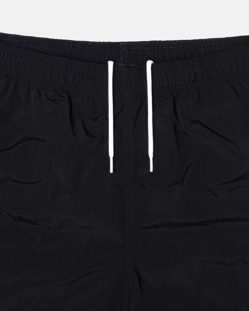 Stussy Vesi Lyhyt Stock - Unisex Shorts Trunks Mustat | FIZPD71510