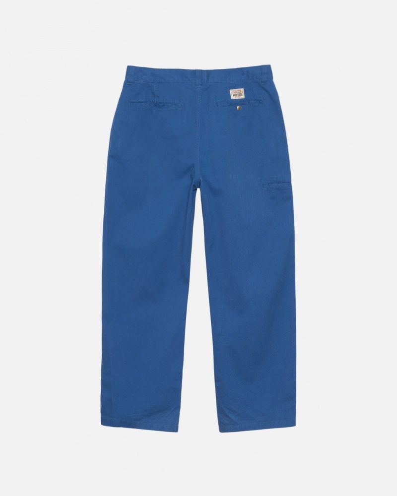 Stussy Workgear Trouser Twill - Unisex Jeans Pants Kuninkaallinen Sininen | QFIWA16926