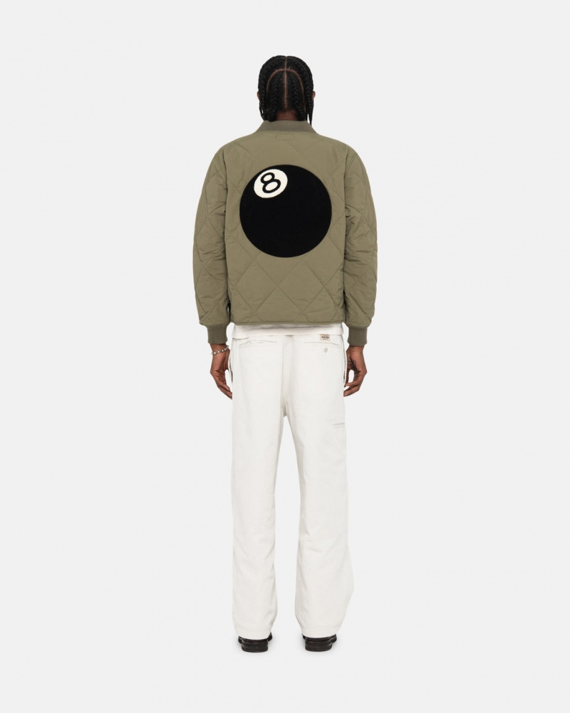 Stussy Workgear Trouser Twill - Unisex Pants Valkoinen | FIEGJ69747